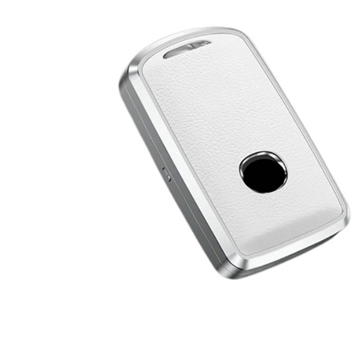 OEM Fehér bőr alumínium kulcstartó tok, Mazda 3 Alexa CX4 CX5 CX-5 CX8 CX-30 CX30 2019 2020-hoz