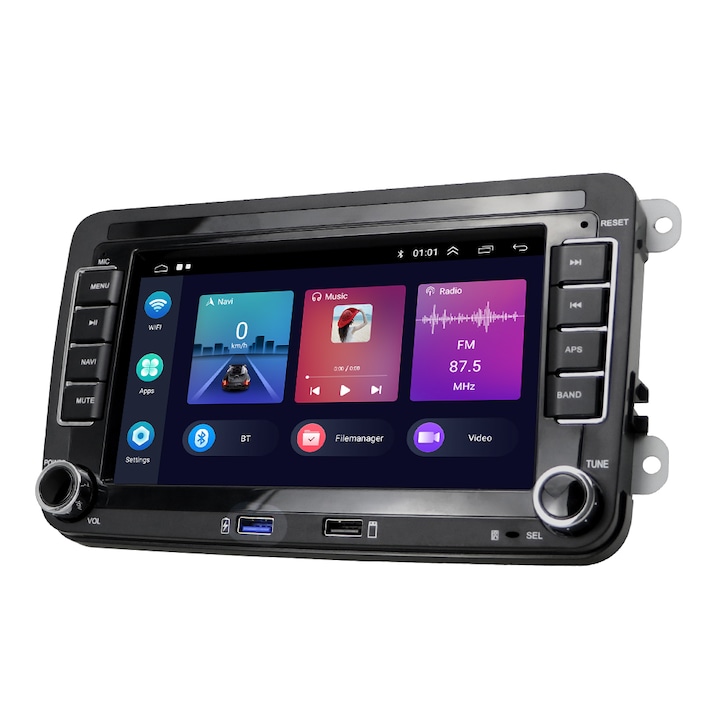 Navigatie Android Ecran 7 inch, Sistem de operare Android, 1GB RAM, 16 GB Stocare, dedicata ®️TrendOBD VW Passat B6, B7, CC, Golf 5, Golf 6, Tiguan, Touran