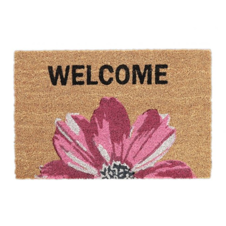 Relaxdays bejárati szőnyeg, modell-321, kókuszrost, tarka, 60 x 40 x 1,5 cm