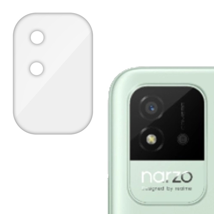 Комплект 3 фолиа SILKASE за Realme Narzo 50i, защита на камерата, възобновяем силикон