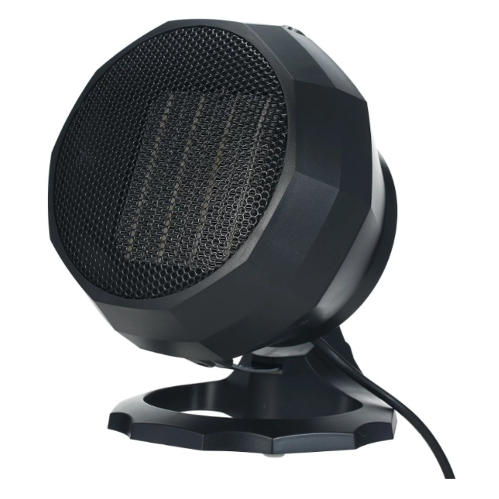 Mini hordozható ventilátoros fűtőtest, WG-089 modell, 50-60HZ, gyors fűtés, modern dizájn, fekete