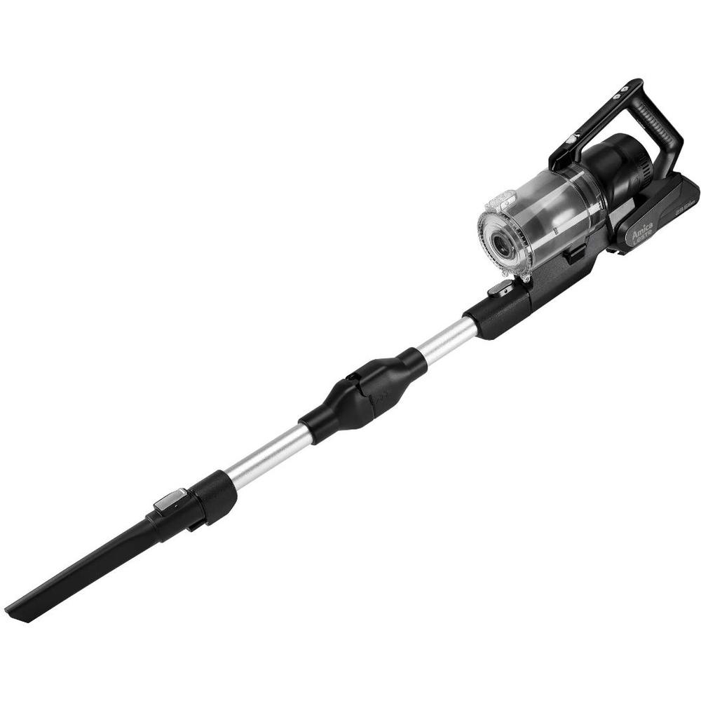 Aspirator Amica LESTE VM 8100 Leste, Baterie Li-Ion, Vertical 2 in 1, 420 W, tub pliabil, Negru