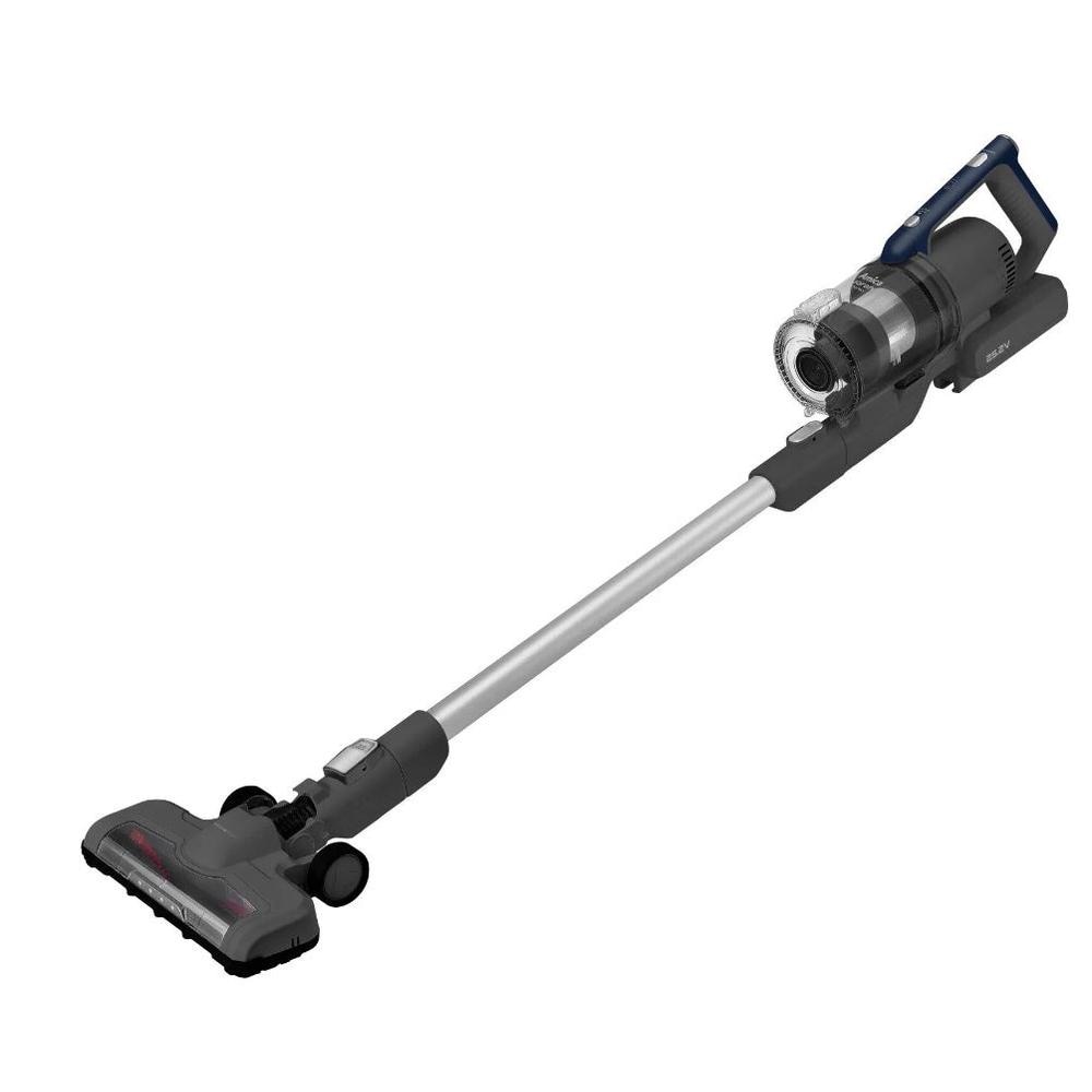 Aspirator Amica VM 9012 Joran Turbo, Baterie Li-Ion, Vertical 2 in 1, 350 W, Iluminare LED perie, Negru