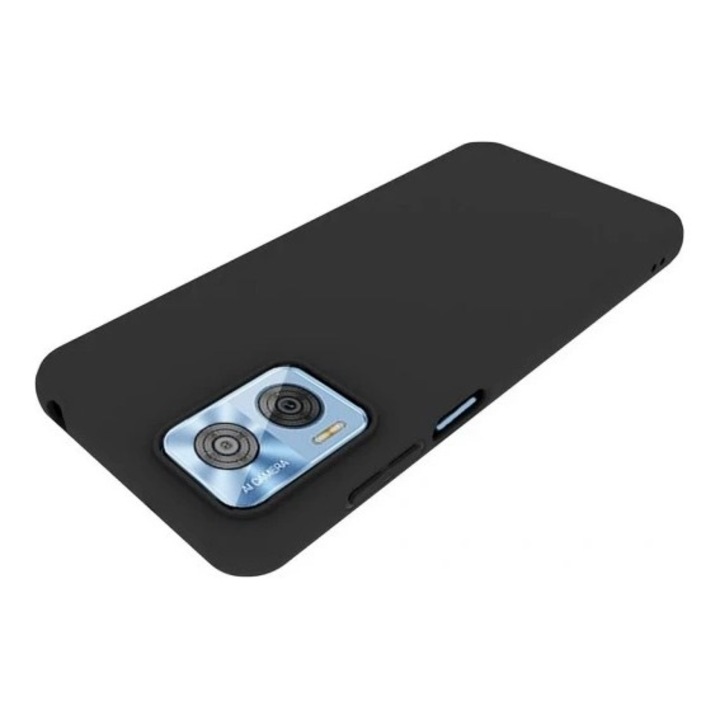 Husa Silicon Ultraslim Matt TPU pentru Motorola Moto E22 / E22i, Negru
