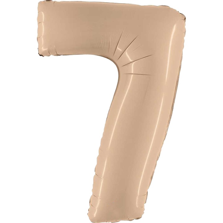 Balon Folie Cifra 7, Nude, 102 cm, 400700SNU
