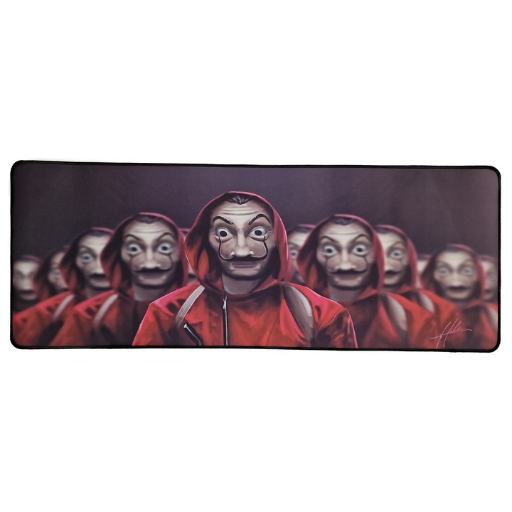 Mousepad Gaming XL, La Casa de Papel, 800x300x3mm