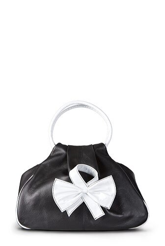 Geanta dama,Zea,piele naturala,Negra/alba