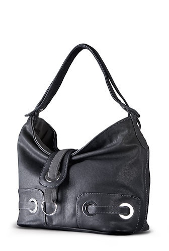 Geanta dama,Zea,piele naturala,neagra