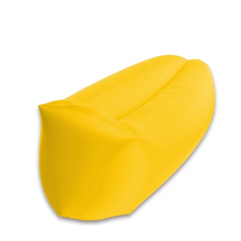 Saltea gonflabila Lazy Bag, lamzac, Galben, Saltea gonflabila Lazy Bag, lamzac, Galben,