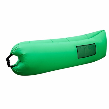 Saltea gonflabila Lazy Bag, lamzac, Verde, cu buzunar pentru accesorii Saltea gonflabila Lazy Bag, lamzac, Verde, cu buzunar pentru accesorii