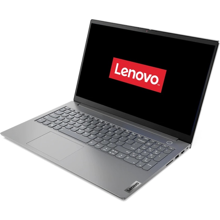 Laptop Lenovo ThinkBook 15 G2 ARE cu procesor AMD Ryzen 3 4300U pana la 3.70 GHz, 15.6", Full HD, 8GB, 256GB SSD, HDD 1TB, AMD Radeon Grahics, No OS, Mineral Grey