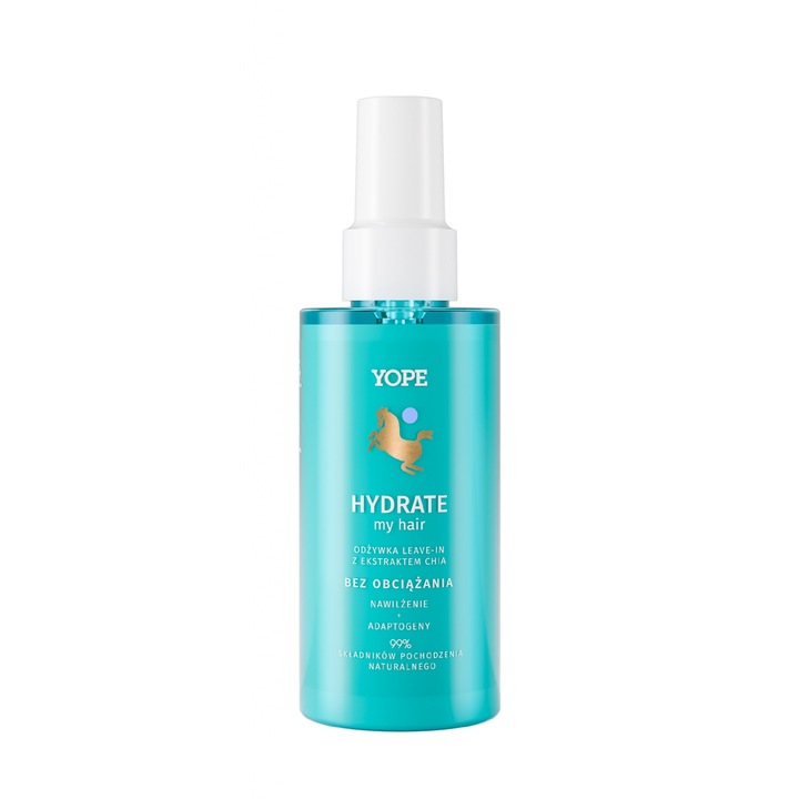 Balsam leave-in, YOPE, Hydrate My Hair, Extract de chia, 250 ml