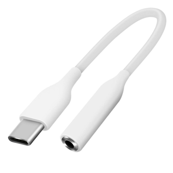 Adapter Digital One SP00552, aux-s10, C típustól sztereó csatlakozóig, minőségi adapter, Samsung S10 és újabb