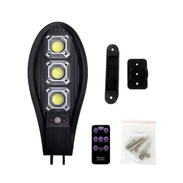 Solar Garden Light Digital One SP00582, LL-003, 2400 W, Napelemek, Távirányító, Sötétség- és mozgásérzékelő, Erőteljes
