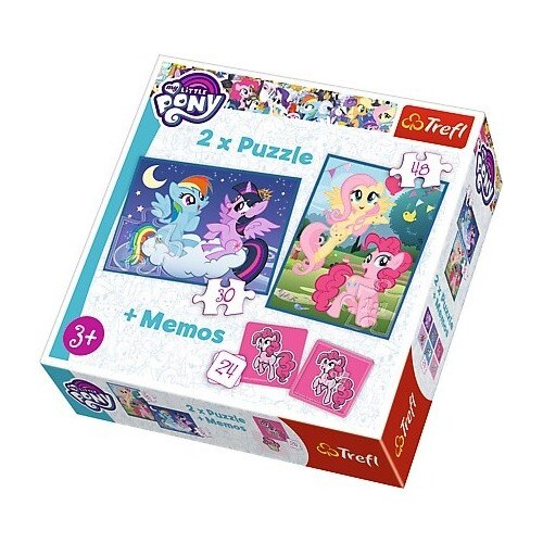 Puzzle Trefl 2 in 1, My little Pony, Despre prietenie, 78 piese