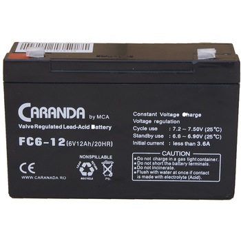Acumulator stationar 6V 12Ah FC6-12 Acumulator stationar 6V 12Ah FC6-12