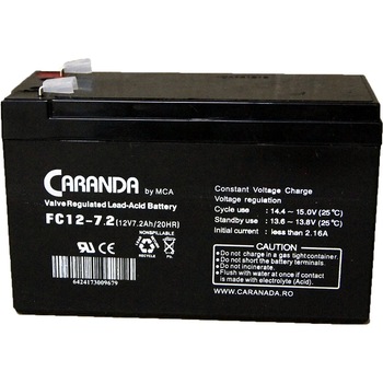 Acumulator stationar 12V 7.2Ah FC12-7.2 Acumulator stationar 12V 7.2Ah FC12-7.2