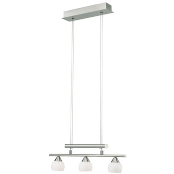 Lustra Eglo Betta 89477, 3xG4, 3x20W, IP20, 47.5x110 cm, Otel/sticla opal mat Lustra Eglo Betta 89477, 3xG4, 3x20W, IP20, 47.5x110 cm, Otel/sticla opal mat