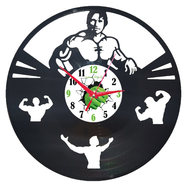 Ceas disc vinil Arnold Schwarzenegger