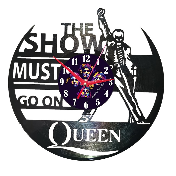 Ceas de perete disc vinil - Queen