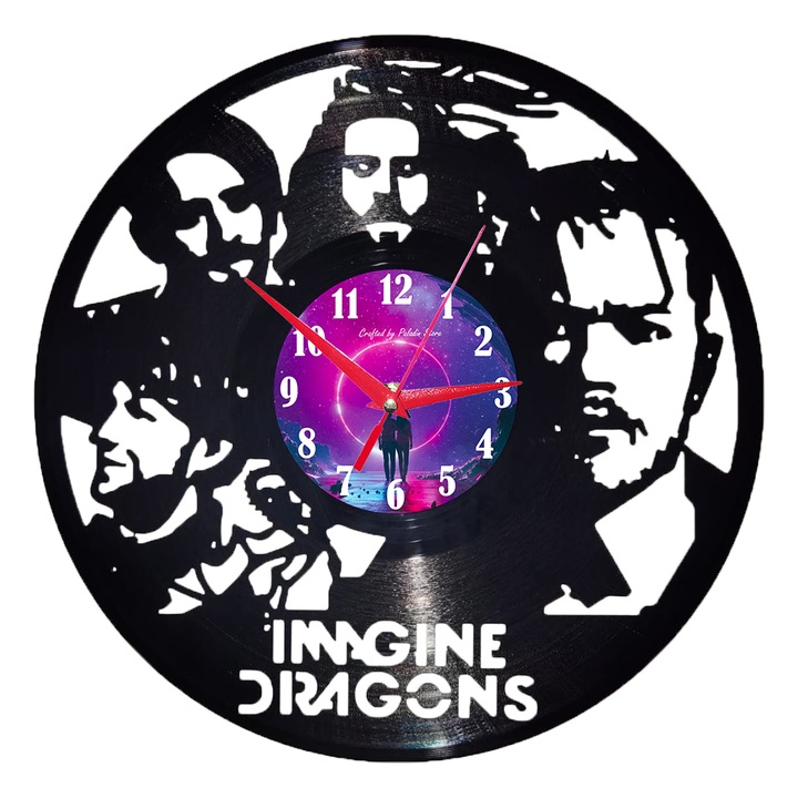 Ceas de perete disc vinil - Imagine Dragons