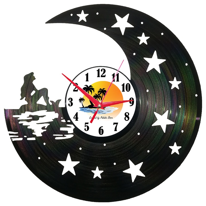 Ceas disc vinil sens invers Mica Sirena