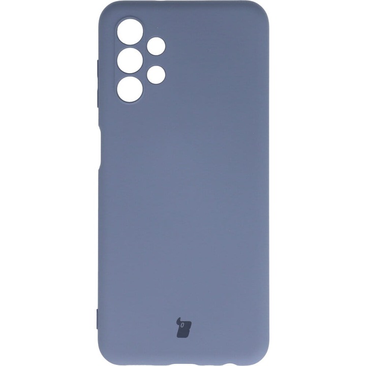 Husa telefon Bizon pentru Samsung Galaxy A13, Silicon, Albastru