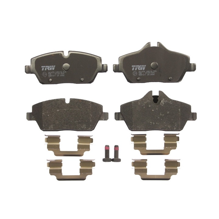 Комплект 4 предни накладки за BMW1 E81, E82, E87, E88 1.2-2.0D 06.2004-10.2017