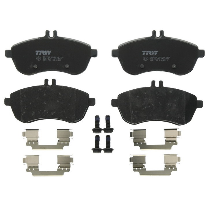 Комплект 4 предни накладки за Mercedes C T-Model S204, W204, C204, ET Model S212 1.6-3.5 след 01.2007 г