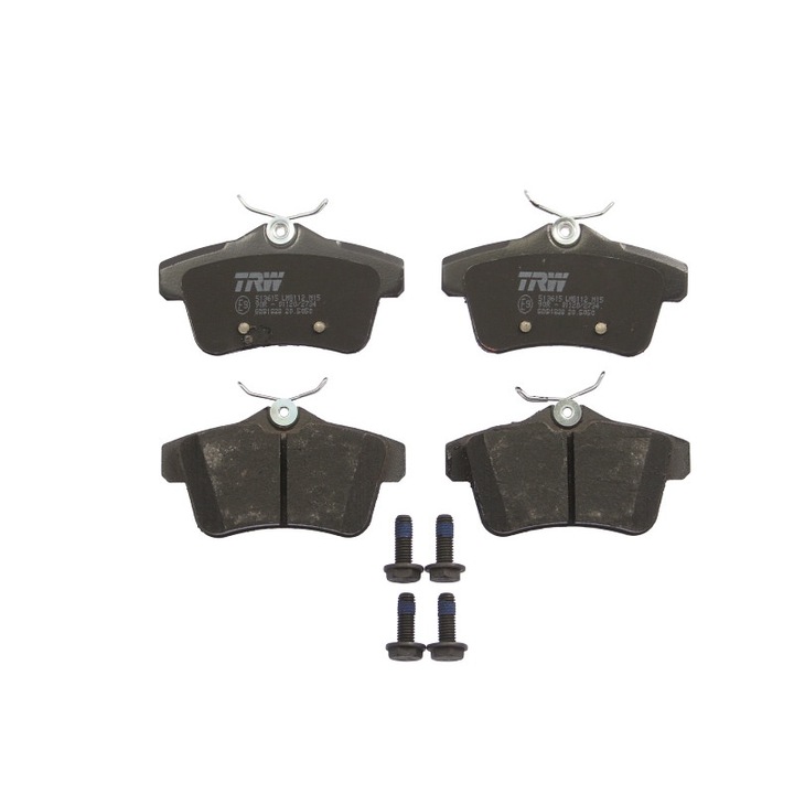 4 db első fékbetét készlet Mercedes A W168, W169, B Sports Tourer W245 1.4-2.1 elektromos 1997.07-2012.06.