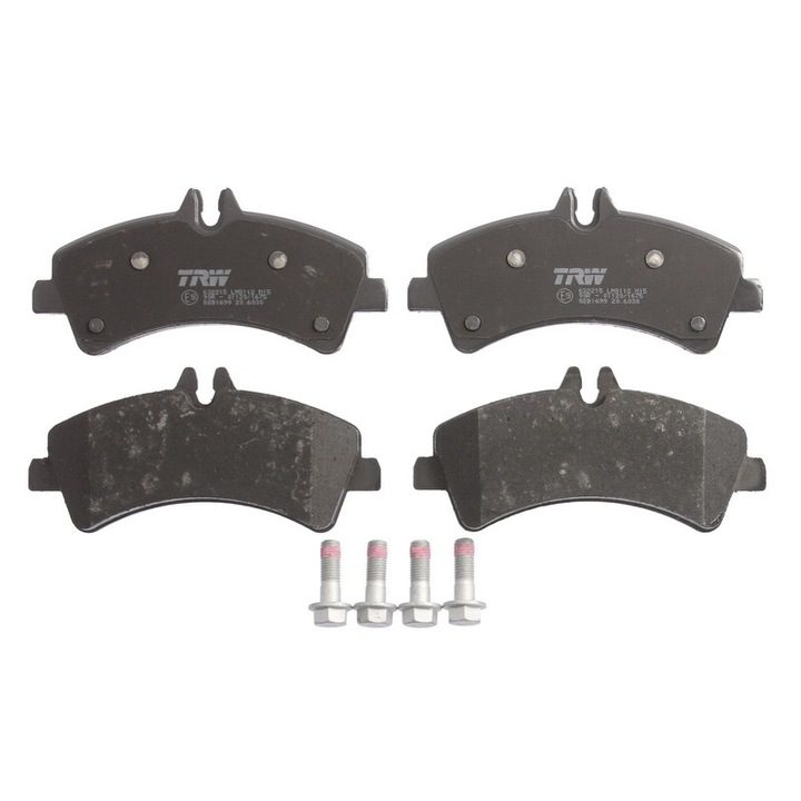 Set 4 placute frana spate pentru Mercedes Sprinter 3T/3,5T/4,6T 1,8-3,5 dupa 04.2006