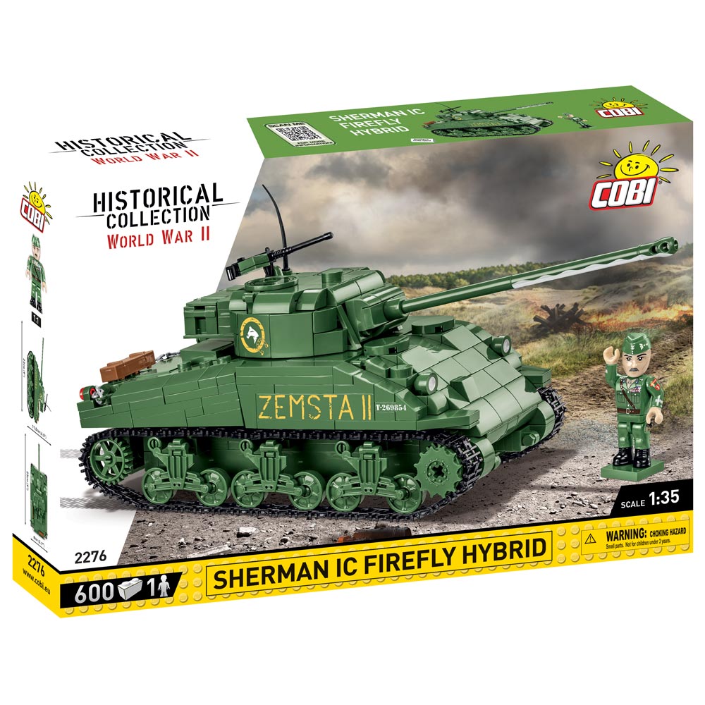 Set de Construit Cobi Sherman IC Firefly Hybrid, 600 piese - eMAG.ro