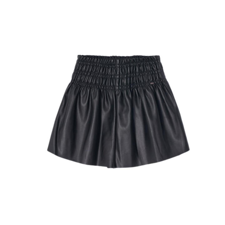 Fusta pantaloni piele ecologica 770, Negru