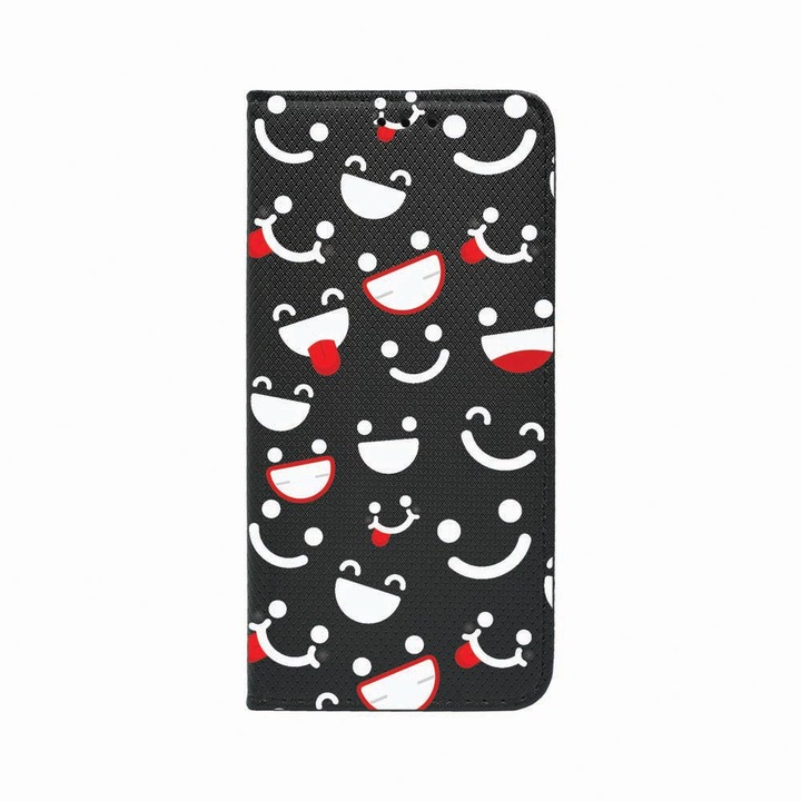 Калъф тип тефтер Unique за Samsung Redmi Note 9 Pro / Redmi Note 9 Pro Max, FLbe Happy, Magnetic Flip Case, Black, FLb 32