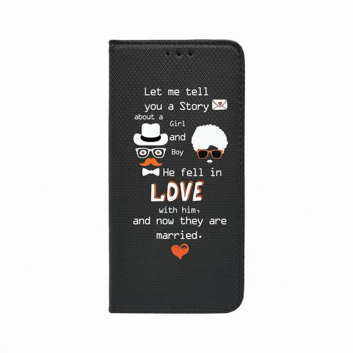 Husa Tip Carte, Magnet Book Case, Compatibila Cu Samsung Redmi Note 9 Pro / Redmi Note 9 Pro Max, Married, Inchidere Magnetica, Buzunar Card, FLb 42