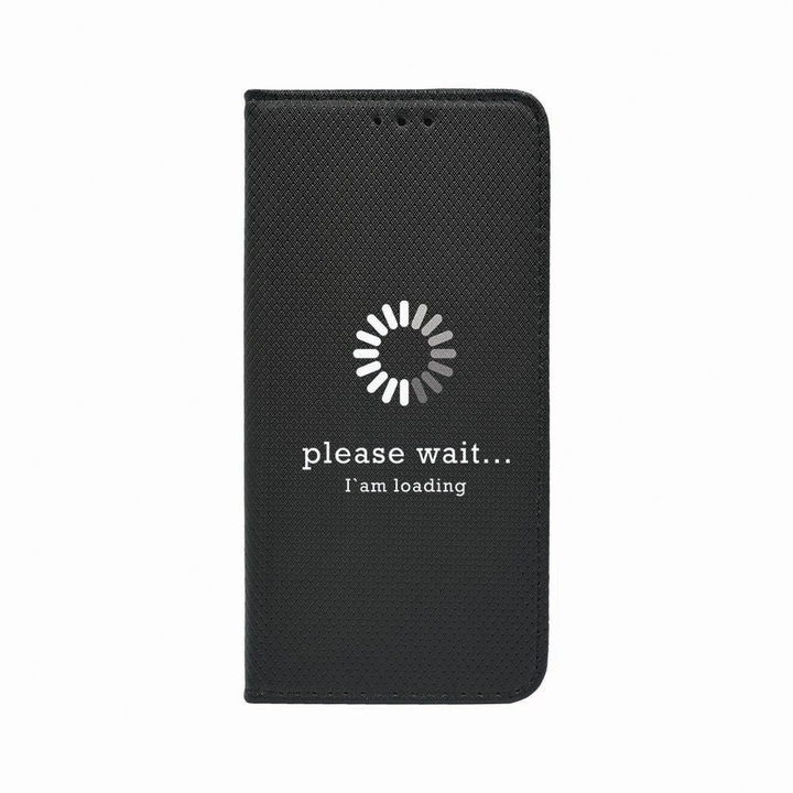 Husa Tip Carte, Magnet Book Case, Compatibila Cu Samsung Galaxy S7, Please wait..., Inchidere Magnetica, Buzunar Card, FLb 37
