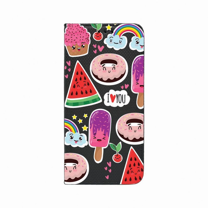 Калъф тип тефтер Unique за Realme GT Master 5G, Summer Feeling, Magnetic Flip Case, Black, FLb 87
