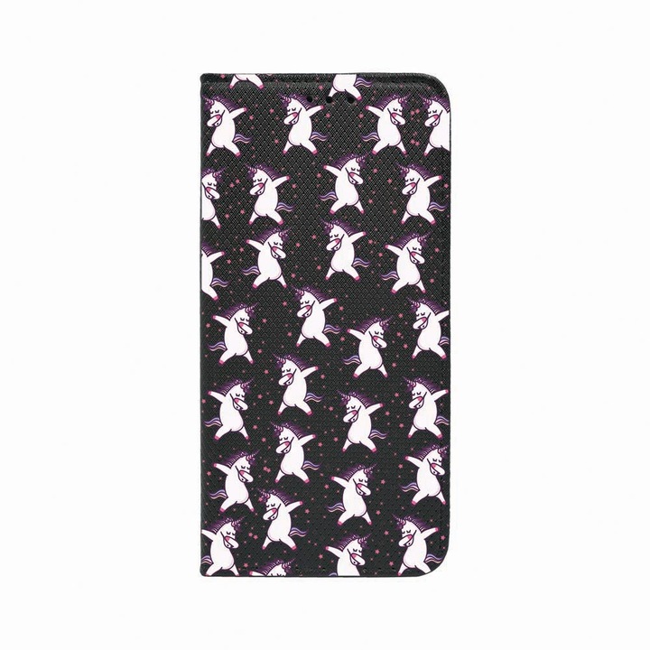 Husa Tip Carte, Magnet Book Case, Compatibila Cu Xiaomi 11 Lite 5G NE, Unicorn, Inchidere Magnetica, Buzunar Card, FLb 73