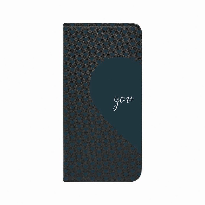 Калъф тип тефтер Unique за Samsung Galaxy A53 5G, Love You Autumn, Magnetic Flip Case, Black, FLb 101