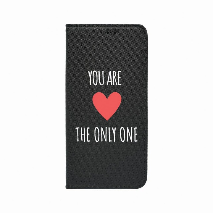 Калъф тип тефтер BestCase за Motorola Edge 30 Fusion / Moto S30 Pro 5G, You Are The Only One, Magnetic Flip Case, Black, FLb 114