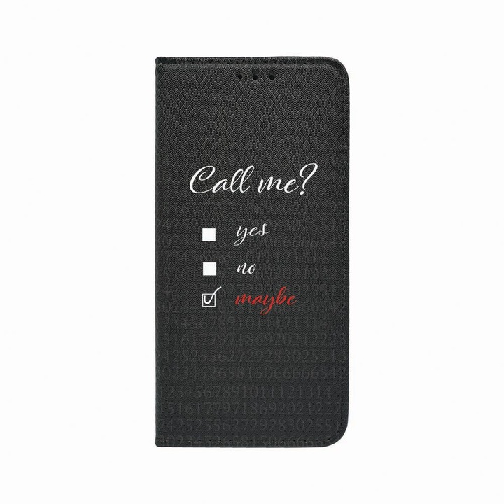 Husa Tip Carte, Magnet Book Case, Compatibila Cu Samsung Redmi Note 9 Pro / Redmi Note 9 Pro Max, Call Me, Inchidere Magnetica, Buzunar Card, FLb 149