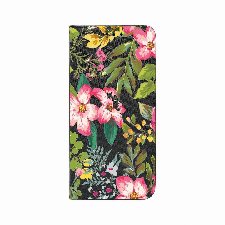 Husa Tip Carte, Magnet Book Case, Compatibila Cu Samsung Galaxy A71, Pastel Colors Collection Flowers, Inchidere Magnetica, Buzunar Card, FLb 510