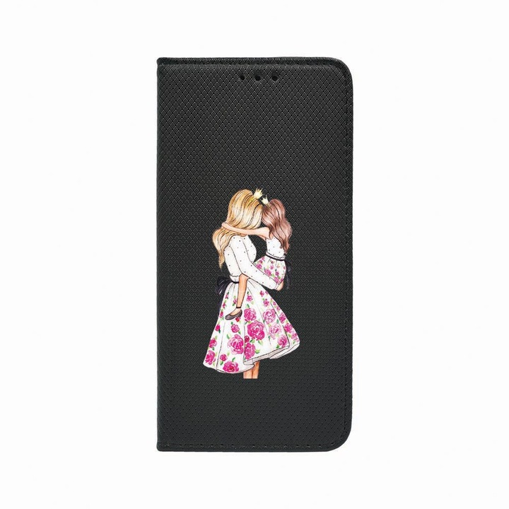 Husa Tip Carte, Magnet Book Case, Compatibila Cu Samsung Redmi Note 9 Pro / Redmi Note 9 Pro Max, Princesses Girl Mom, Inchidere Magnetica, Buzunar Card, FLb 554