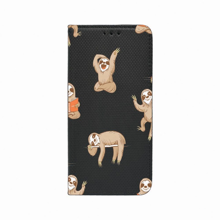 Husa BestCase® Tip Carte, Magnet Book Case, Compatibila Cu Motorola Moto G32, Keep Calm - Be Lazy, Inchidere Magnetica, Buzunar Card, FLb 598