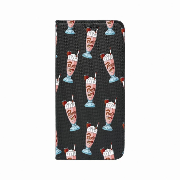 Калъф тип тефтер Unique за Apple iPhone 12 Pro, Shake, Magnetic Flip Case, Black, FLb 609