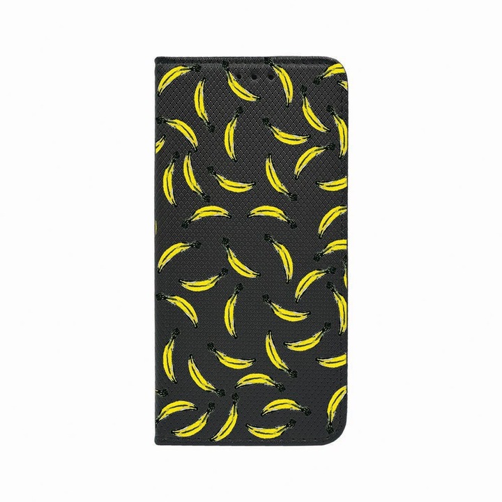 Husa Tip Carte, Magnet Book Case, Compatibila Cu Xiaomi 11 Lite 5G NE, bananas, Inchidere Magnetica, Buzunar Card, FLb 664