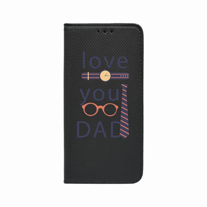 Husa Tip Carte, Magnet Book Case, Compatibila cu Samsung Redmi Note 9 Pro / Redmi Note 9 Pro Max, Love You Dad, Inchidere Magnetica, Buzunar Card, FLb 795