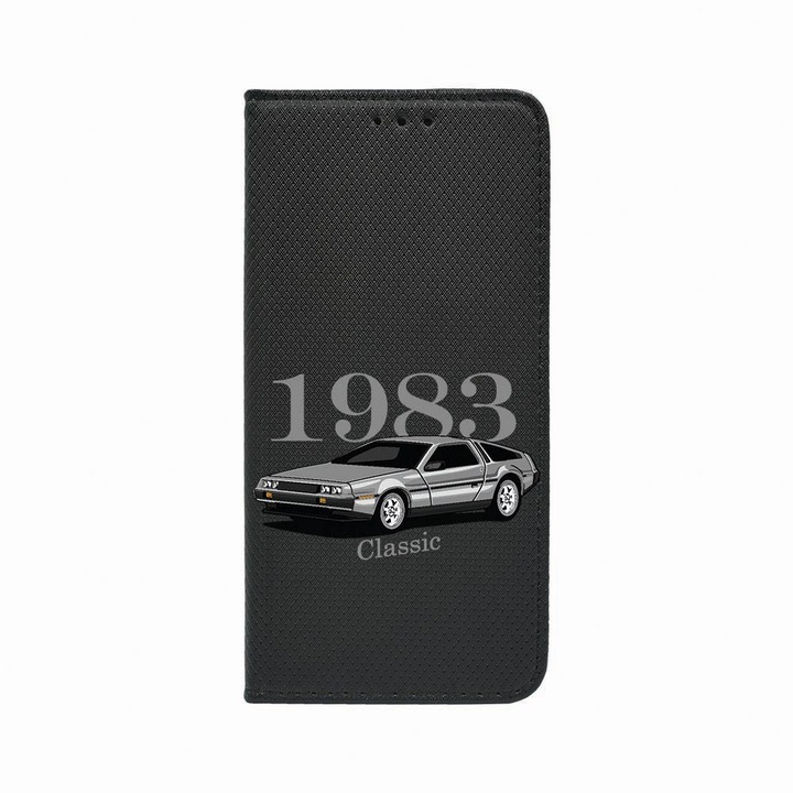 Husa Tip Carte, Magnet Book Case, Compatibila cu Motorola Moto G42, Classic Car, Inchidere Magnetica, Buzunar Card, FLb 813