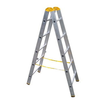 Scara profesionala Alverosal Forte Plus, 2 tronsoane, 5 trepte, 1.5 m Scara profesionala Alverosal Forte Plus, 2 tronsoane, 5 trepte, 1.5 m