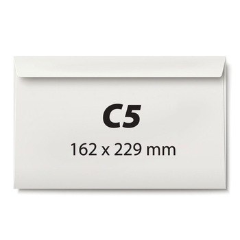 Plic C5, 162x229, offset alb,siliconic,80g, 25 buc/set Plic C5, 162x229, offset alb,siliconic,80g, 25 buc/set